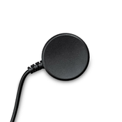 HURTEL Induktivni polnilnik za Samsung Galaxy Watch z magnetnim klipom, USB-A, 1 m – črn