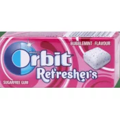 WRIGLY Žvake Orbit Refeshers Bubblemint