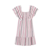 Pepe Jeans za dekleta. PG951661 Večbarvna obleka Regina (12anos= 152cm), Priložnostno, Večbarvni, Poliester, Kratek rokav, ot