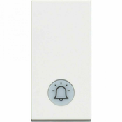 CLASSIA GUMB Z INDIVIDUALNIM ZVOČNIKOM 1P/10A/250V ZVOČNIK 1M BELA RW4042V230