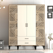 HANAH HOME Garderober Kumsal PTP Walnut Cream