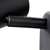 SLV LED stenski reflektor Noblo, dim to warm, črn, 13 cm - Dnevna soba/jedilnica - Sodobni - Aluminij
