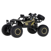 WOWO RC Rock Crawler - RC Rock Crawler 2,4 GHz 1,8 - črn kovinski avto na daljinsko upravljanje, 51 cm