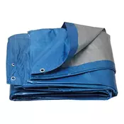 Cerada okrugla 5,5m 120g/m2 plava/srebrna Levior