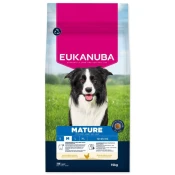 EUKANUBA hrana za starije pse srednje velicine bogata svježom piletinom 15 kg