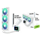 ASRock Challenger White 360 Digital All-in-one tekoči hladilnik