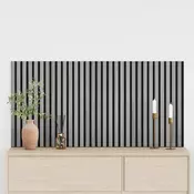 vidaXL Zidne panele 2 pcs Siva 60,5 x 60 cm