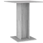 Vidaxl Klubska mizica siva sonoma 60x60x75 cm konstruiran les