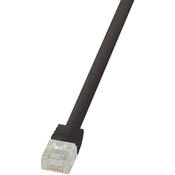 LogiLink RJ45 omrežni kabel CAT 6U S /FTP [1x RJ45 konektor - 1x RJ45 konektor] 1 m črna LogiLink