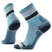 Moške nogavice Smartwool Hike Light Cushion Striped Mid Crew Dusty Teal