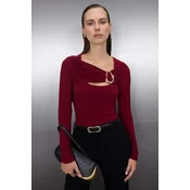 Trendyol Milla ženska bluza Twoaw26Bz00087, bordo