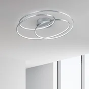 Trio Lighting Stropna svetilka LED Gale, 80 cm, mat nikelj - Dnevna soba/jedilnica - Sodobni - Kovina
