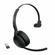Slušalice JABRA Evolve2 55 Link380a MS, on-ear, Mono, USB-A, BT, crne