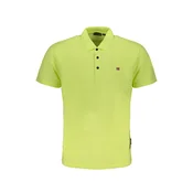 NAPAPIJRI YELLOW MENS SHORT SLEEVED T-SHIRT