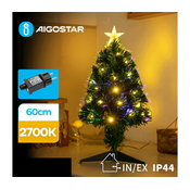 Aigostar - LED spoljašnja božicna jelka LED/3,6W/230V 60 cm IP44 topla bela