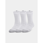 Čarape za tenis Under Armour Kids HeatGear 3P Crew Socks - white/steel