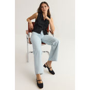 Trendyol Black Tweed Block Heel Square Toe Mary Jane Classic Heeled Shoes TAXSS25TO00023