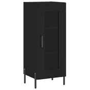 Komoda crna 34,5 x 34 x 90 cm od konstruiranog drva
