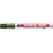 Marker za alkohol, 1.5-3 mm, konusni, EDDING 3000, maslinasto zeleni 4-3000015