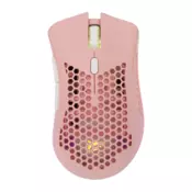 White Shark MIS WGM 5012 LIONEL, Whireless Mouse Pink RGB / 10000 dpi
