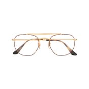 Ray-Ban - tortoiseshell effect glasses - unisex - Gold