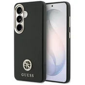 Guess OVITEK GUESS Z OKROGLIM LOGOM IN OBLIKOVALECEM OBLIKE ZA SAMSUNG GALAXY S26, SREBRN LOGO MAGSAFE