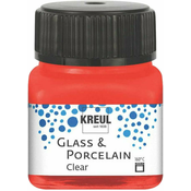 Kreul Clear Steklena barva 20 ml Cherry Red