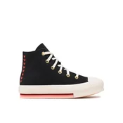 Modne superge Converse Chuck Taylor All Star Eva Lift Hi A04953C Črna