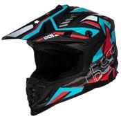 Motocross kaciga iXS363 2.0, plava/crvena