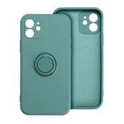 OEM Ovitek za iPhone 16 Silicone Ring, zelen