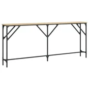 Vidaxl Konzolna mizica sonoma hrast 180x23x75 cm inženirski les