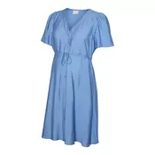 MAMALICIOUS Obleka MLAVA LIA  moder denim