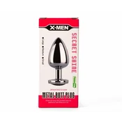 Metalni Butt Plug Crveni L “X-MEN”