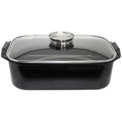Elo 89940 Posoda za peko s steklenim pokrovom inaromatičnim ročajem Duo Vital 40 x 26 cm