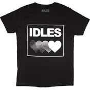 Idles Majica Gradient Heart Unisex Black M