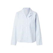 Hunkemöller Majica za spanje mornarska/dimno modra/svetlo modra
