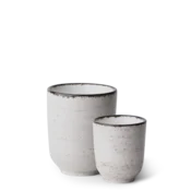 Porcelanski komplet 8 kosov – Gaya Atelier siv z motivom razpršenih barv - 453097