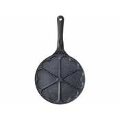 Tognana Ponev s kalupi v obliki srca (6) premium black 26cm, en ročaj, indukcija, aluminij, kamnita prevleka