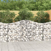 Lucne gabionske košare 25kom 200x30x100/120cm pocincano željezo