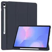 Etui Techsuit Flex Trifold z držalom za pisalo za Samsung Galaxy Tab S10 FE Plus - dark blue