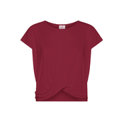 Deha KNOT YOGA T-SHIRT, ženska majica, rdeča D42041