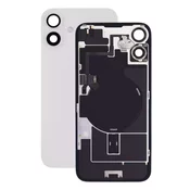 Apple iPhone 16 Plus - Stražnje staklo kucišta + staklo kamere + metalni okvir + Magsafe magnet (White)