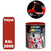 RAL 3000 SIJAJNA Alkyton protikorozijska barva za čopič 250 ml pločevinka za rjo