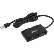Yenkee - USB Razdelilnik 4xUSB 3.0 črna