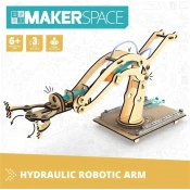 Konstrukcijski set Engino Makerspace DIY - Robotizirana ruka, hidraulicna, 93 dijelova