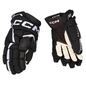 Hokejske rokavice CCM JetSpeed FTWomen Black/White Senior 14 palcev