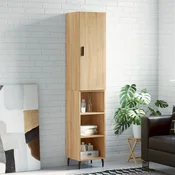 Vidaxl Visoka omara sonoma hrast 34,5x34x180 cm inženirski les