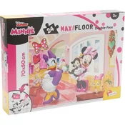 Minnie miška 2 v 1 maxi 24-delni puzzle in pobarvanka 70x50 cm - Lisciani