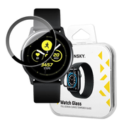 Wozinsky Watch Glass hibridno steklo za Samsung Galaxy Watch Active črno