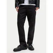Jack & Jones Hlače iz tkanine Clark Finn 12293328 Črna Regular Fit